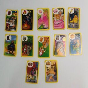 enchanted forest board game 1994 replacement parts 12 legend cards ravensburger